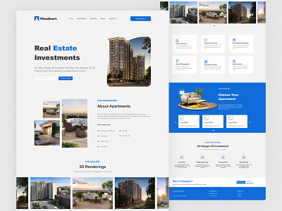 Real Estate Investment✨ app branding design investment real estate ui uidesign uiux ux web webdesign