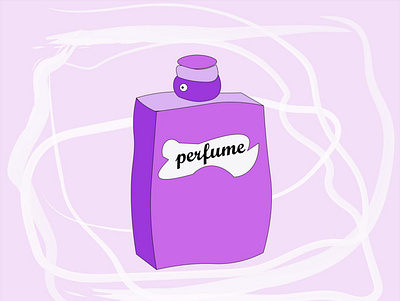 Perfume design illustration vector