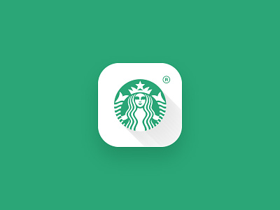 Starbucks app icon dailyui green starbucks