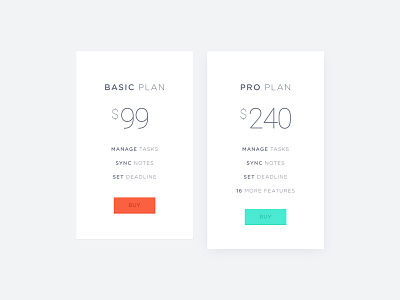 Pricing clean dailyui day30 minimal pricing white