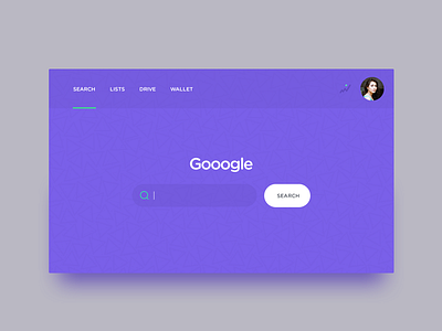 Header Navigation concept daily ui dailyui day53 designer diffuse header header navigation navigation search shadow