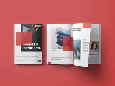 Magazine branding design graphic design typography vector