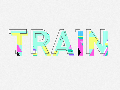 Train typography