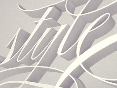 Style 3d 3d typography typogrpahy