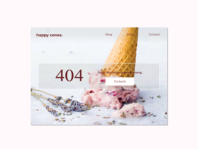 404 Error Page - #DailyUI