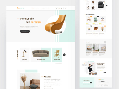 Seaman's Furniture Landing Page Concept