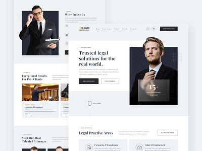 Achiever Law website agency attorney behance consultancy dailyui design figma firm illustration justice landing page law lawyer legal legal advisor logo minimal trending ui web design