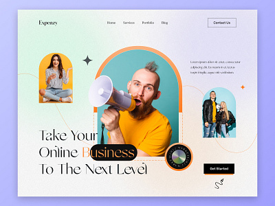Expenzy -- Marketing Landing Page