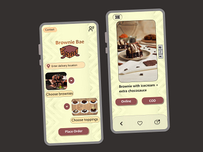 Brownie Ordering App