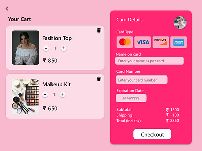 Creditcard Checkout Page