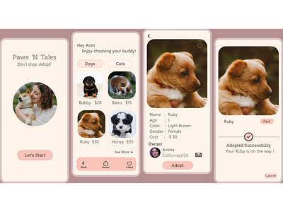 Pet Adoption App Concept