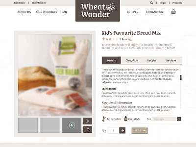 Wheatless Wonder Single Product Page artisan bakery bread gluten free organic