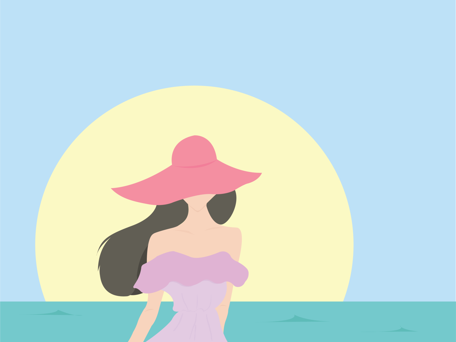 Sunset by Ana Smerajec on Dribbble