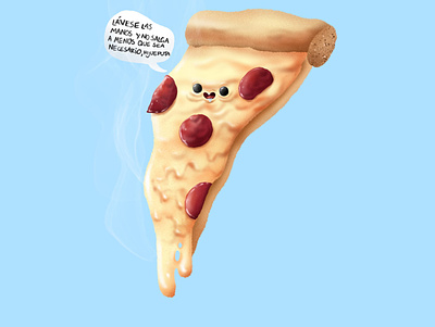 COVID 19 Advice Pizza by Marv Castillo coronavirus covid 19 covid19 cute illustration illustrator pizza