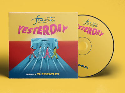 Cover for Filarmonica's Tribute to the Beatles (NOT OFFICIAL) illustration mockup