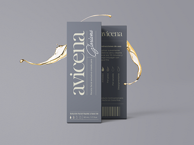 Avicena packaging done at mono cromático. box branding logo logo design logotype mockup package design packaging packaging design typography vector