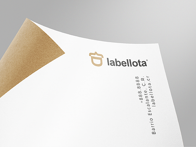 labellota branding branding logo mockup