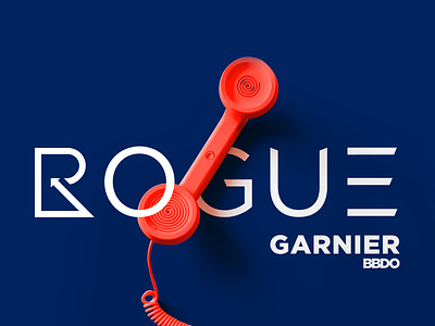 Rogue by Garnier BBDO branding bbdo branding logo mockup r r logo rogue