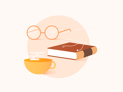 How to chill book coffee earphones glassess