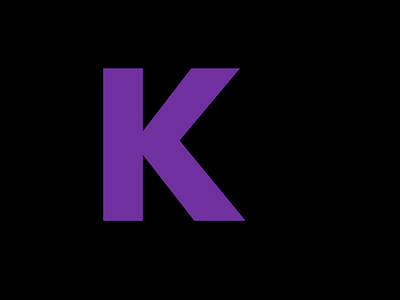 Letter K by Carter Aeri on Dribbble