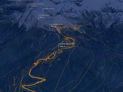 SAR Search | 3D Visualization 3d animation cartography infographic map mapbox