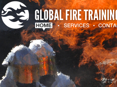 FIRE! background fire header logo navigation photographic