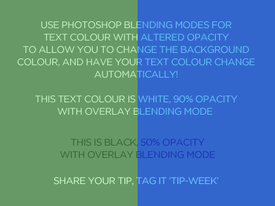 Photoshop blending modes tip blending modes overlay photoshop tip week