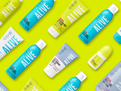 Alive Packaging Design branding design graphic design logo packaging skincare