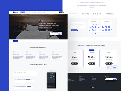 Nightly design ui ux we webdesign