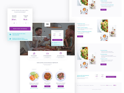 Moon Food - homepage design ui ux web webdesign