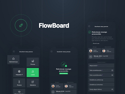 FlowBoard app design ui ux web webdesign