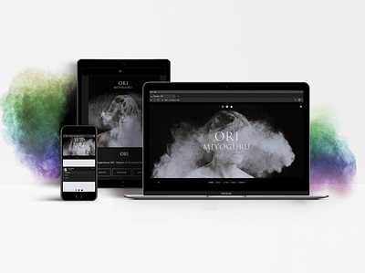 Miyoguru Album Website branding web design wordpress
