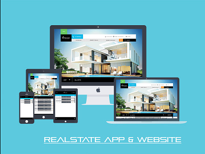Real state Website & app screen app design ui ux