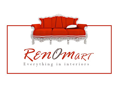 Logo Design For Renomart Home renovation Site design graphic