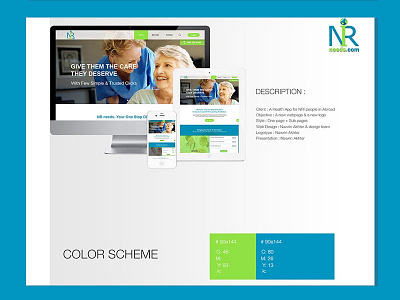 NRI NEEDS website design color design desktop logo mobile type ui ux website