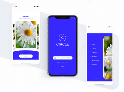 Circle App app design application art artist artistic ui uiux user experience user experience design user interface design userinterface ux visual visual art visual design visual identity visualization webdesign website