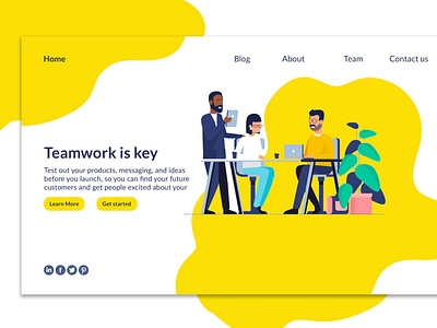 landing page