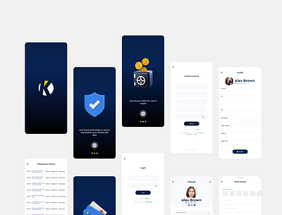 Crypto Bank branding design graphic design ui ux