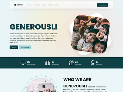 Web3 Gofundme crypto nft product design ui ui design ux web3