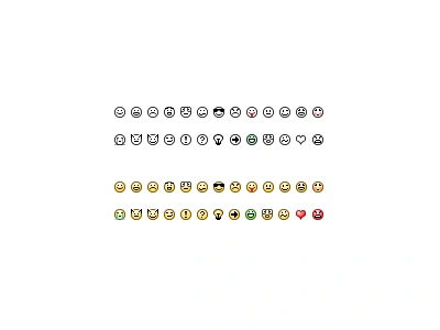 Micro smilies 10x10 px free pack free freebie icon smilies