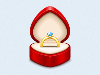 Gold Ring In A Box Virtual Gift