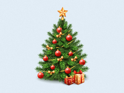 Christmas Tree by Aleks Riz on Dribbble