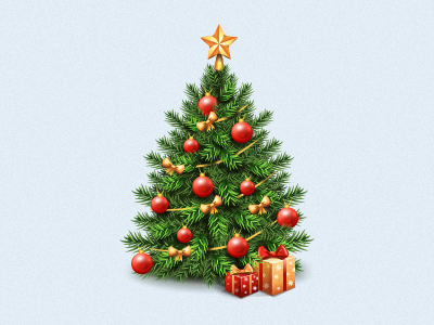 Christmas Tree gift icon tree сhristmas