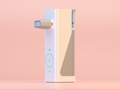 Avya Medical Inhaler Design concept illustration industrial design product design render