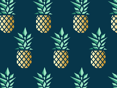 Pineapples digital illustration illustration pattern