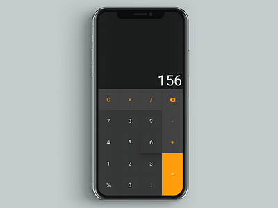 Calculator's Mobile mockup. branding design icon illustration logo typography ui ui ux ux vector