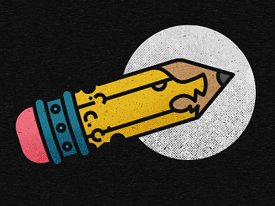 Got 2B Fierce pencil simple threadless tshirt vector wolf