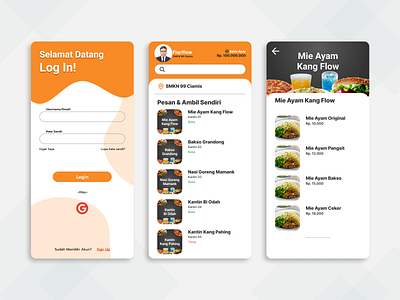 Bfood App app design ui ux