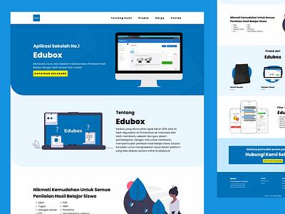 Redesign Landing Page - Edubox