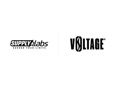 Voltage® and Supplylabs Logotypes branding design illustration ipad ipadpro logo typography ui ux vector